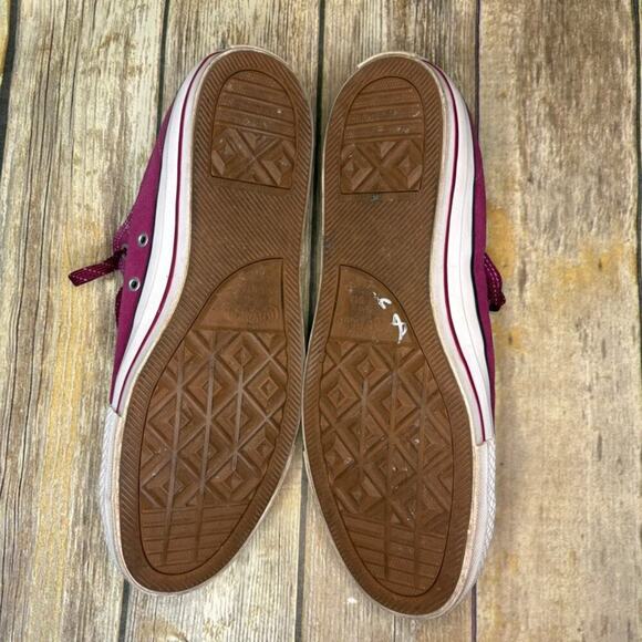 Converse CONS Chuck Taylor Pro All Star Burgundy Leather Low Top Mens Sz 13 - Picture 8 of 8
